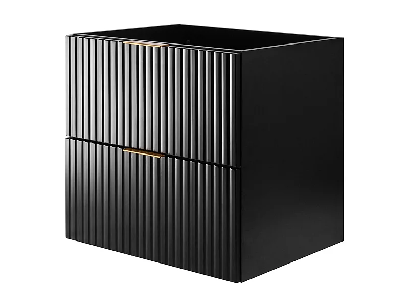 Badezimmermöbel, Mattschwarz, 60 x 57 x 46 cm