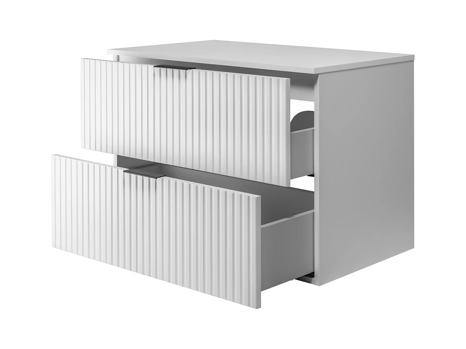 Móveis de banheiro, Branco Mate, 80 x 57 x 46 cm