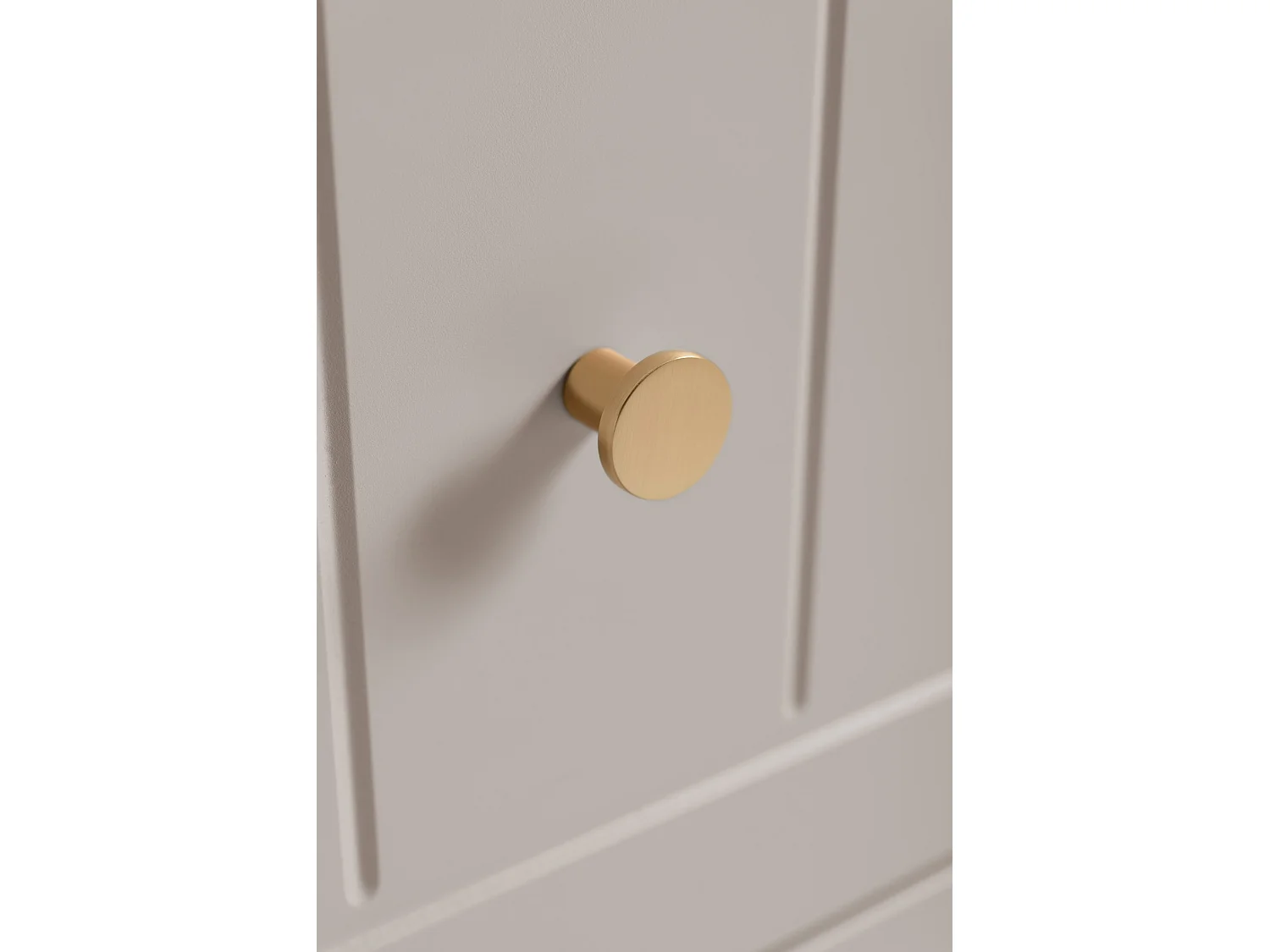 Meuble sous lavabo de style classique, cachemire, 60 x 57 x 46 cm