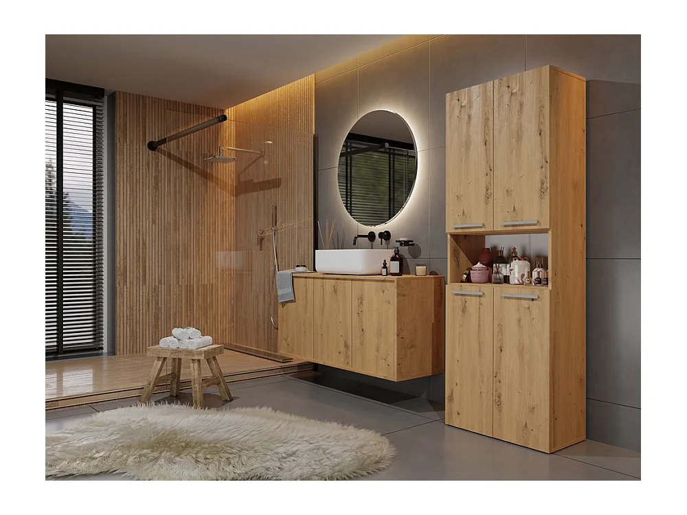 Badezimmermöbel, 174 x 30 x 60 cm, Artisan Oak