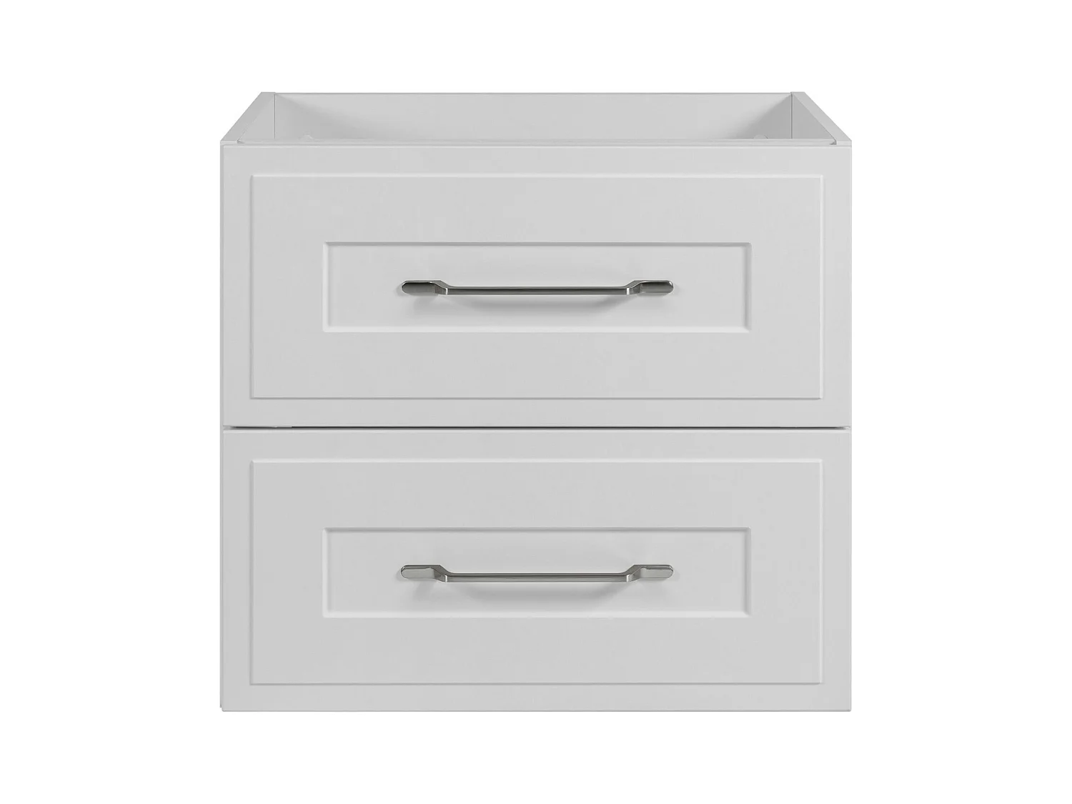 Meuble sous lavabo de style classique, blanc, 60 x 57 x 46 cm