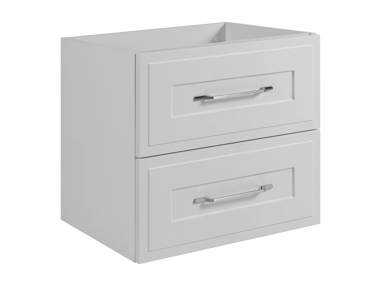 Meuble sous lavabo de style classique, blanc, 60 x 57 x 46 cm