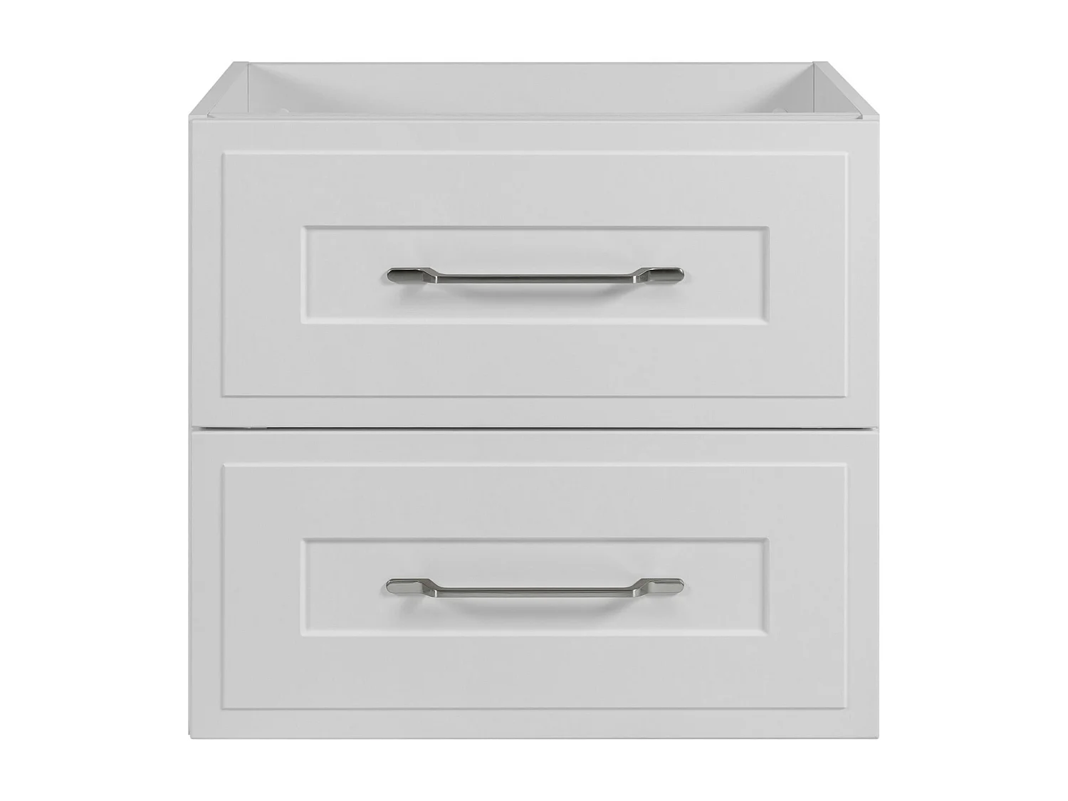 Meuble sous lavabo de style classique, blanc, 60 x 57 x 46 cm