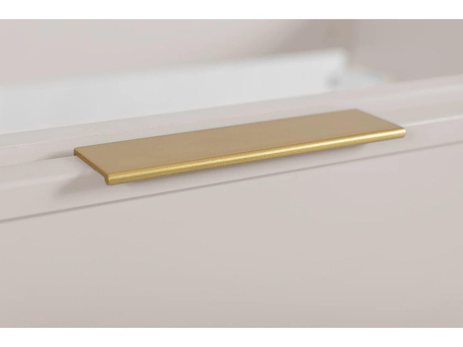 Meuble de salle de bain, Cachemire, poignée dorée, 46 x 80 x 57 cm