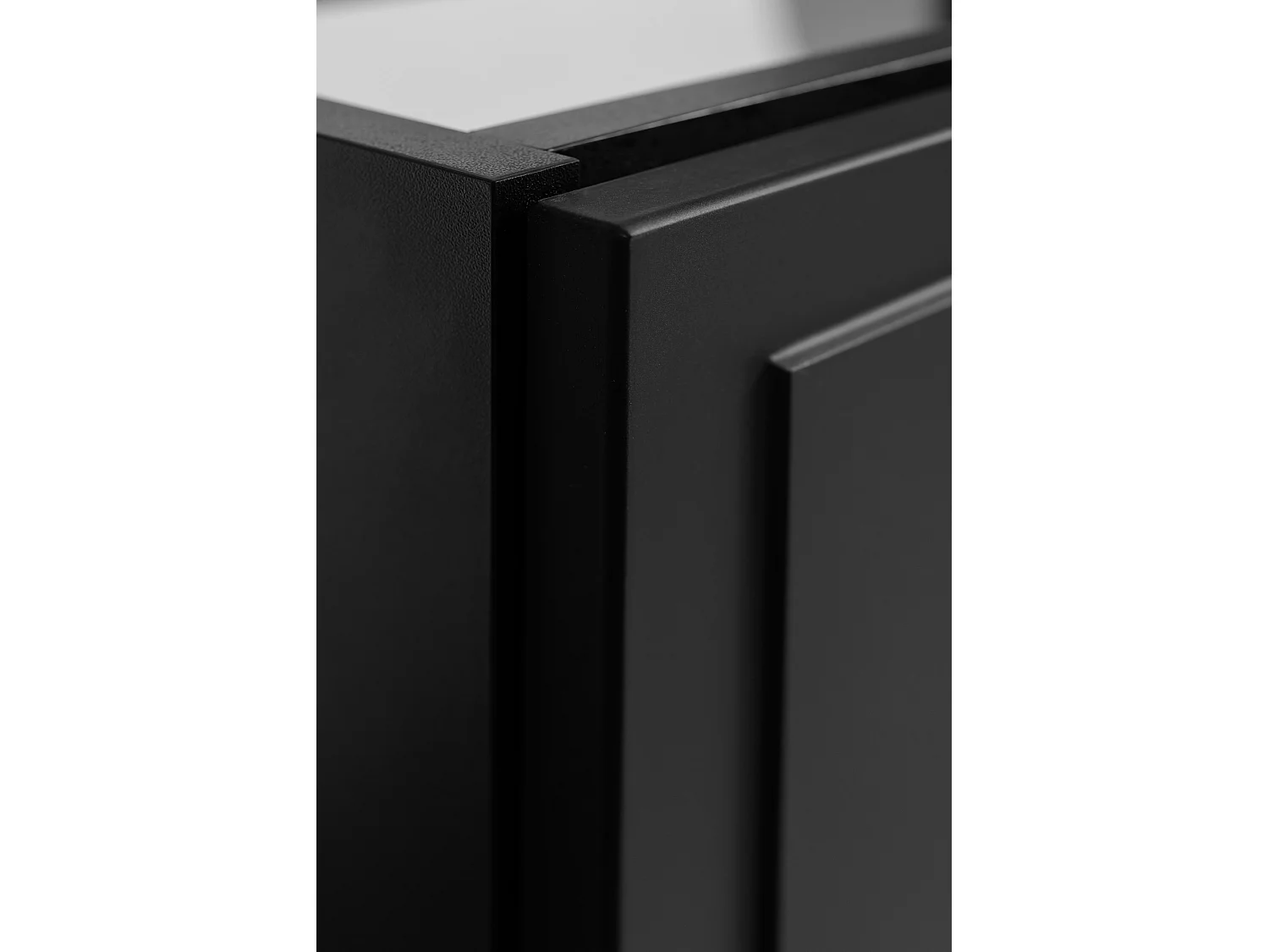 Vanity unit in classic style, black, 60 x 57 x 46 cm