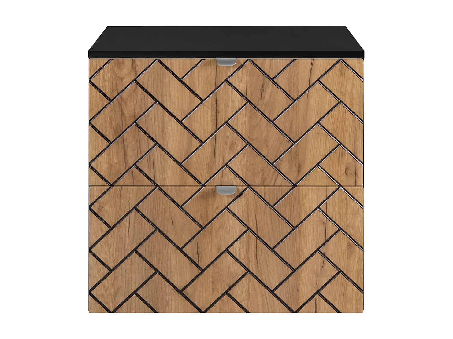 Meuble de salle de bain, Chêne artisanal doré, 60 x 57 x 46 cm, Chêne Goldcraft