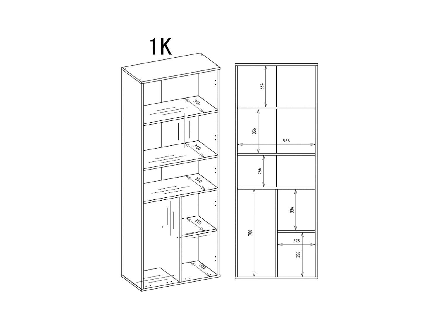 Meuble salle de bain, 174 x 30 x 60 cm, Anthracite / Chêne Artisan