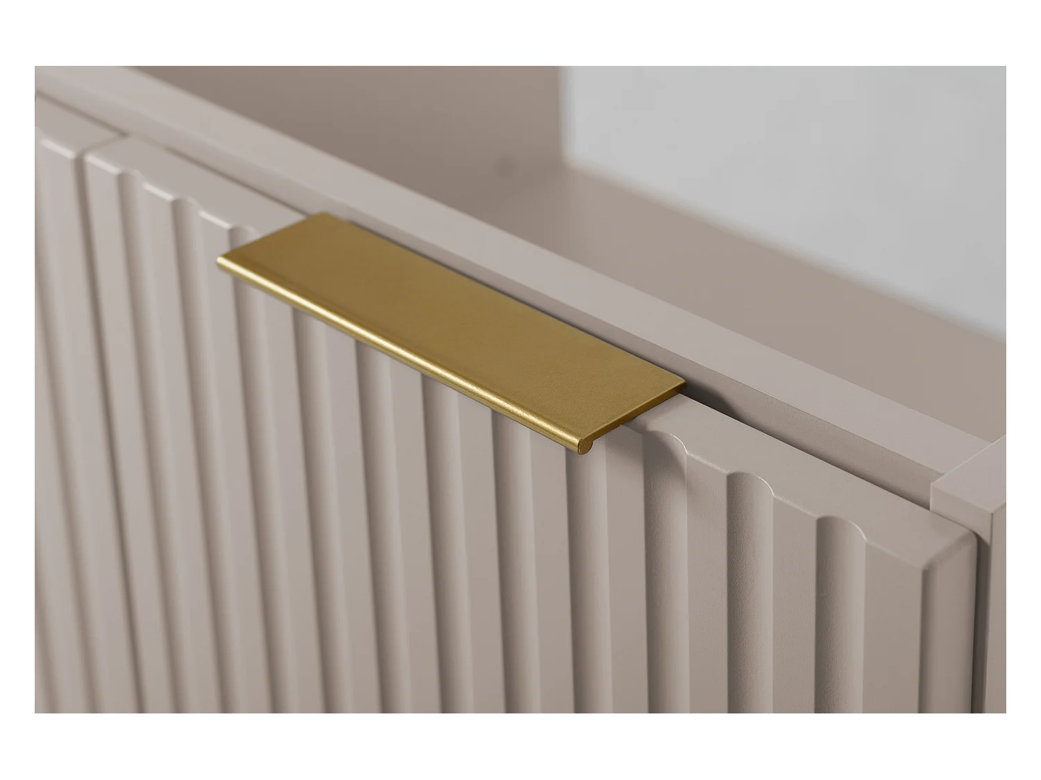 Meuble vasque, Cachemire + poignée dorée, 40 x 57 x 46 cm