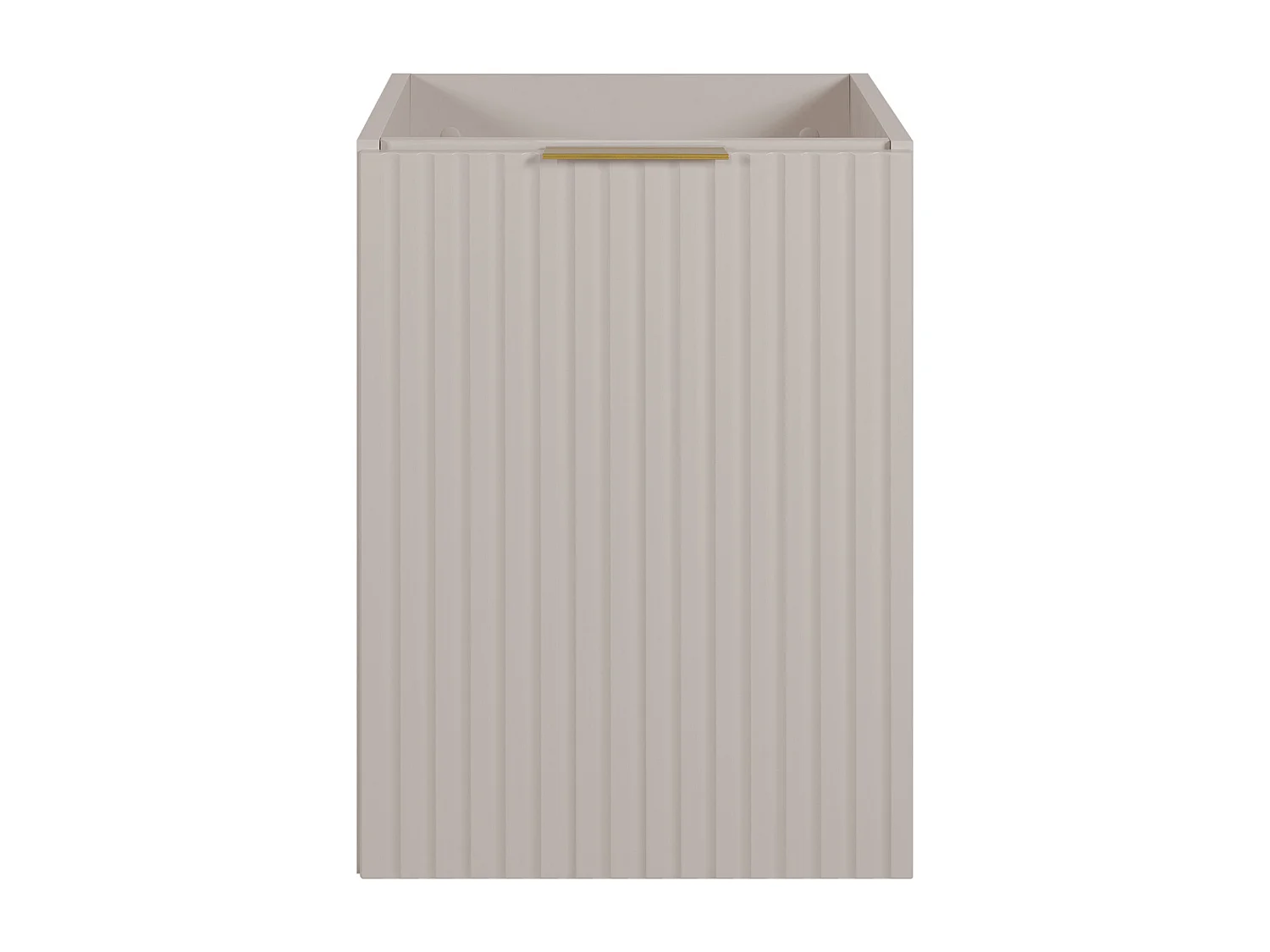 Meuble vasque, Cachemire + poignée dorée, 40 x 57 x 46 cm