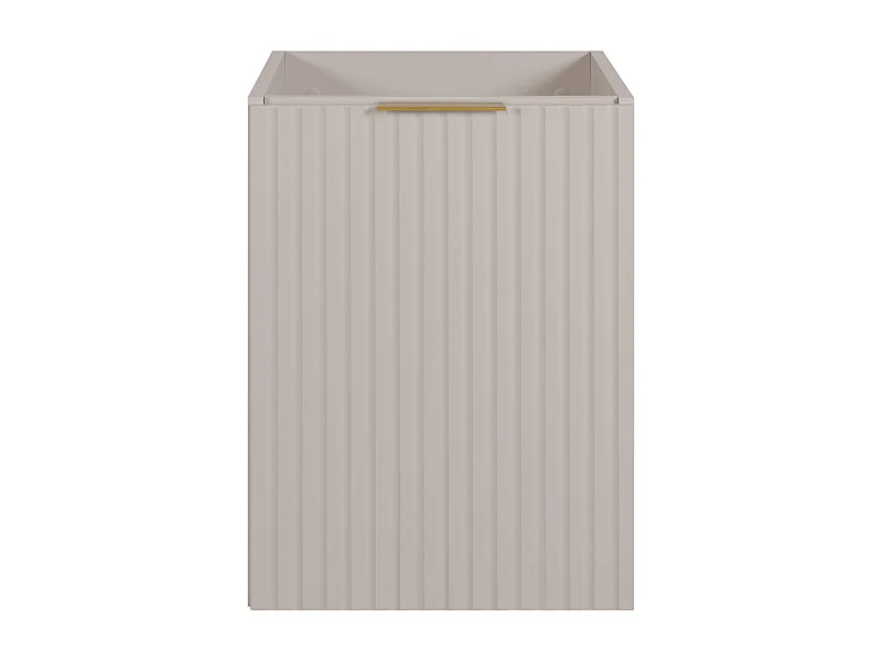 Meuble vasque, Cachemire + poignée dorée, 40 x 57 x 46 cm