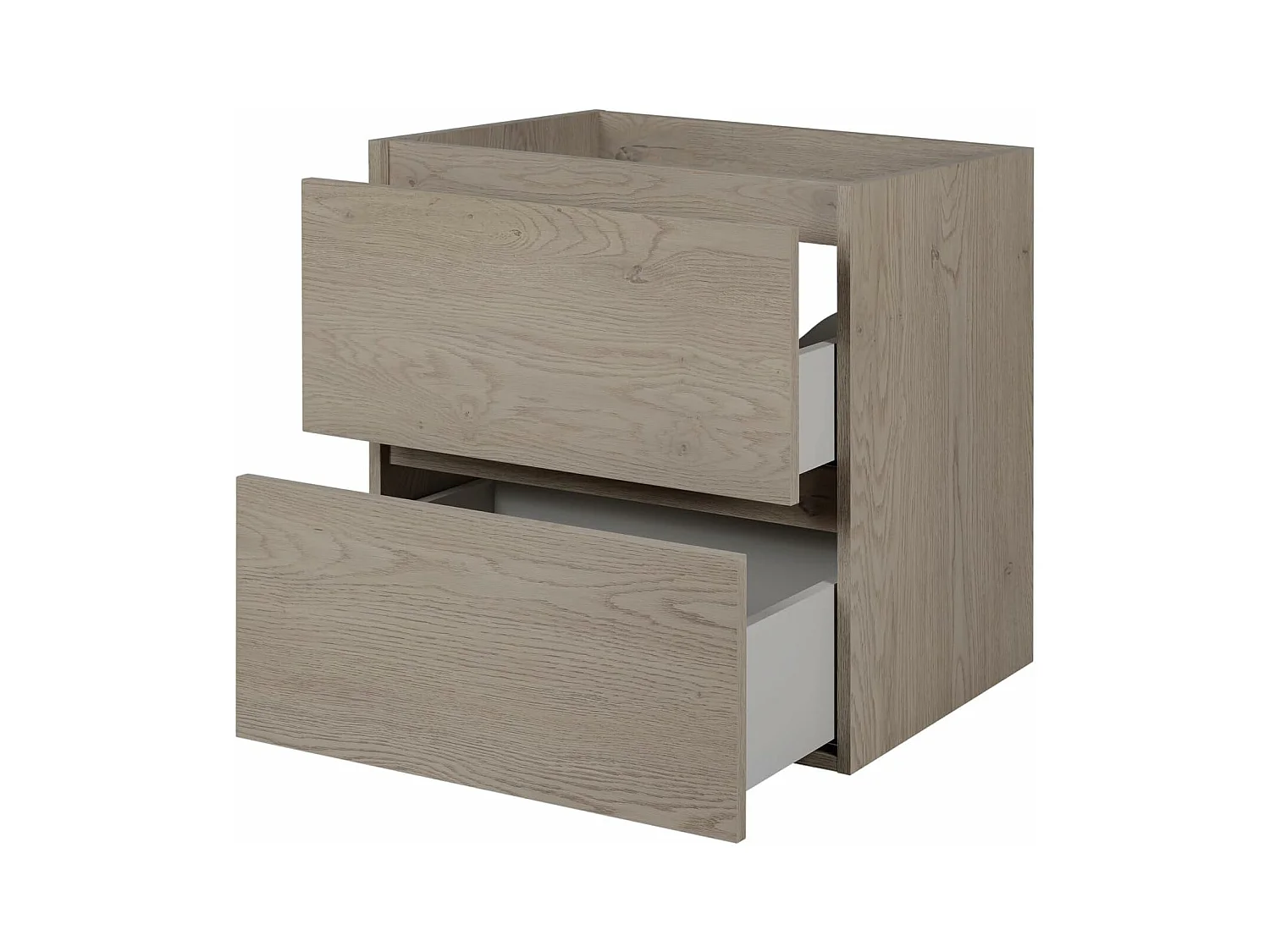 Meble łazienkowe 120 cm (2 x 60), Kolor: Ciemny Dąb, 120 x 57 x 46 cm