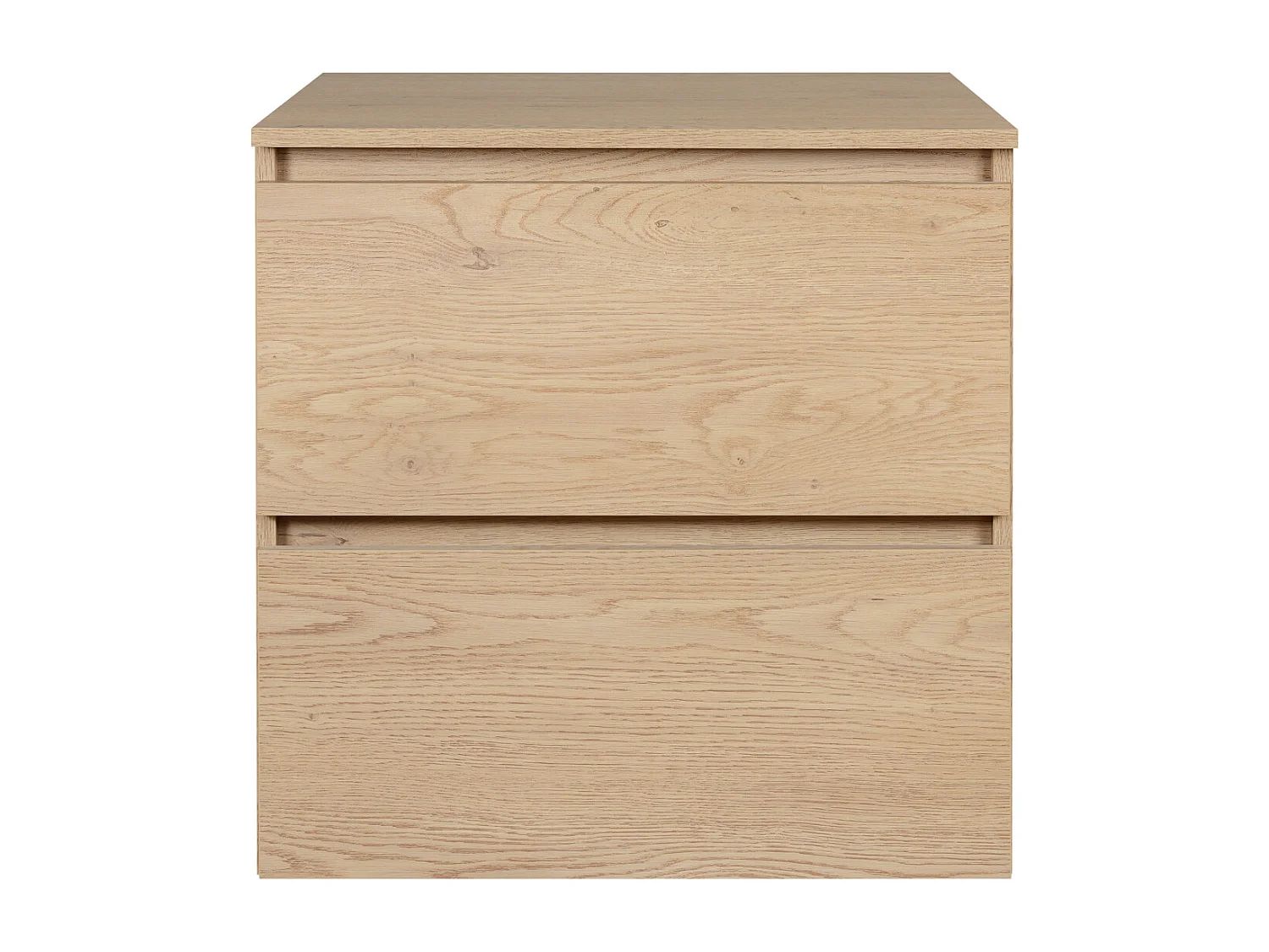 Meuble de salle de bain 60 cm + TOP, Couleur : Chêne Clair, 60 x 46 x 60,7 cm