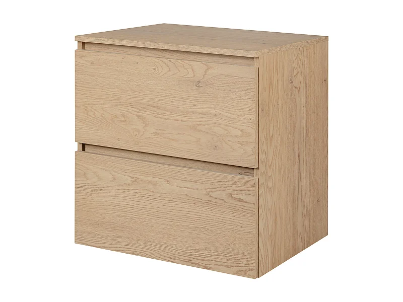 Badezimmermöbel 60 cm + TOP, Farbe: Eiche hell, 60 x 57 x 46 cm