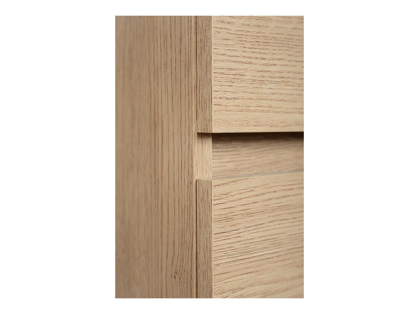 Badkamermeubel 120 cm (2 x 60) + poten, Kleur: Licht eiken, 120 x 77 x 46 cm