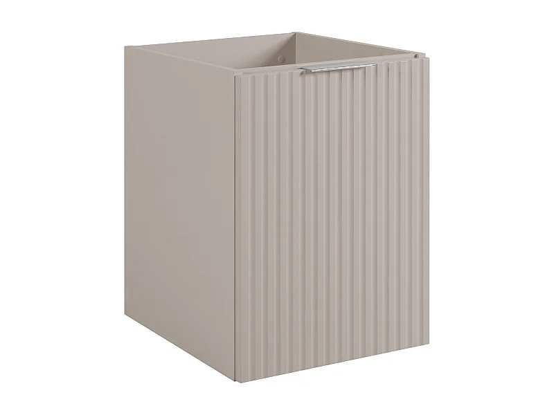 Meuble vasque, Cachemire + poignée argentée, 40 x 57 x 46 cm
