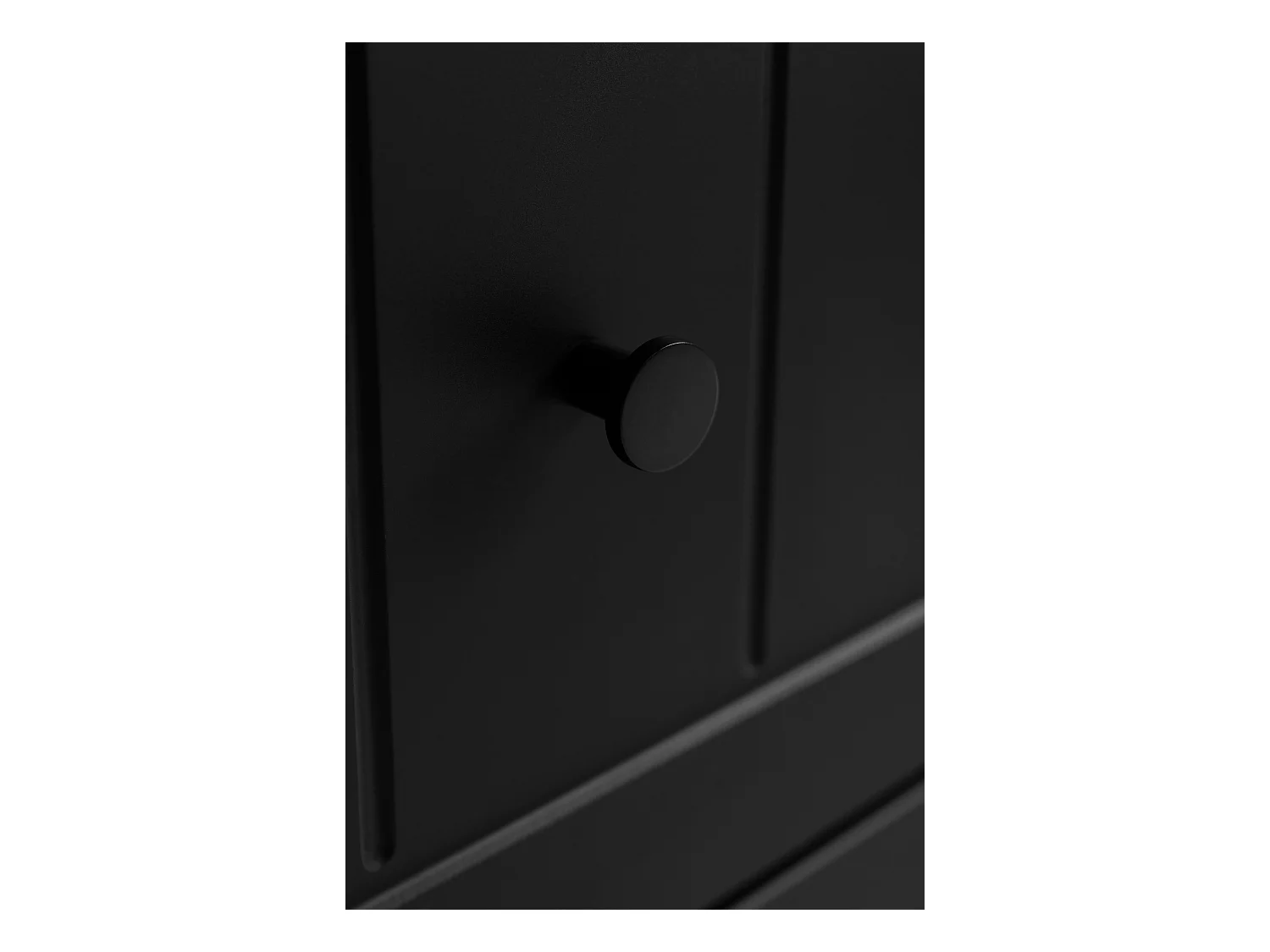 Meuble sous lavabo de style classique, noir, 120 (2 x 60) x 57 x 46 cm