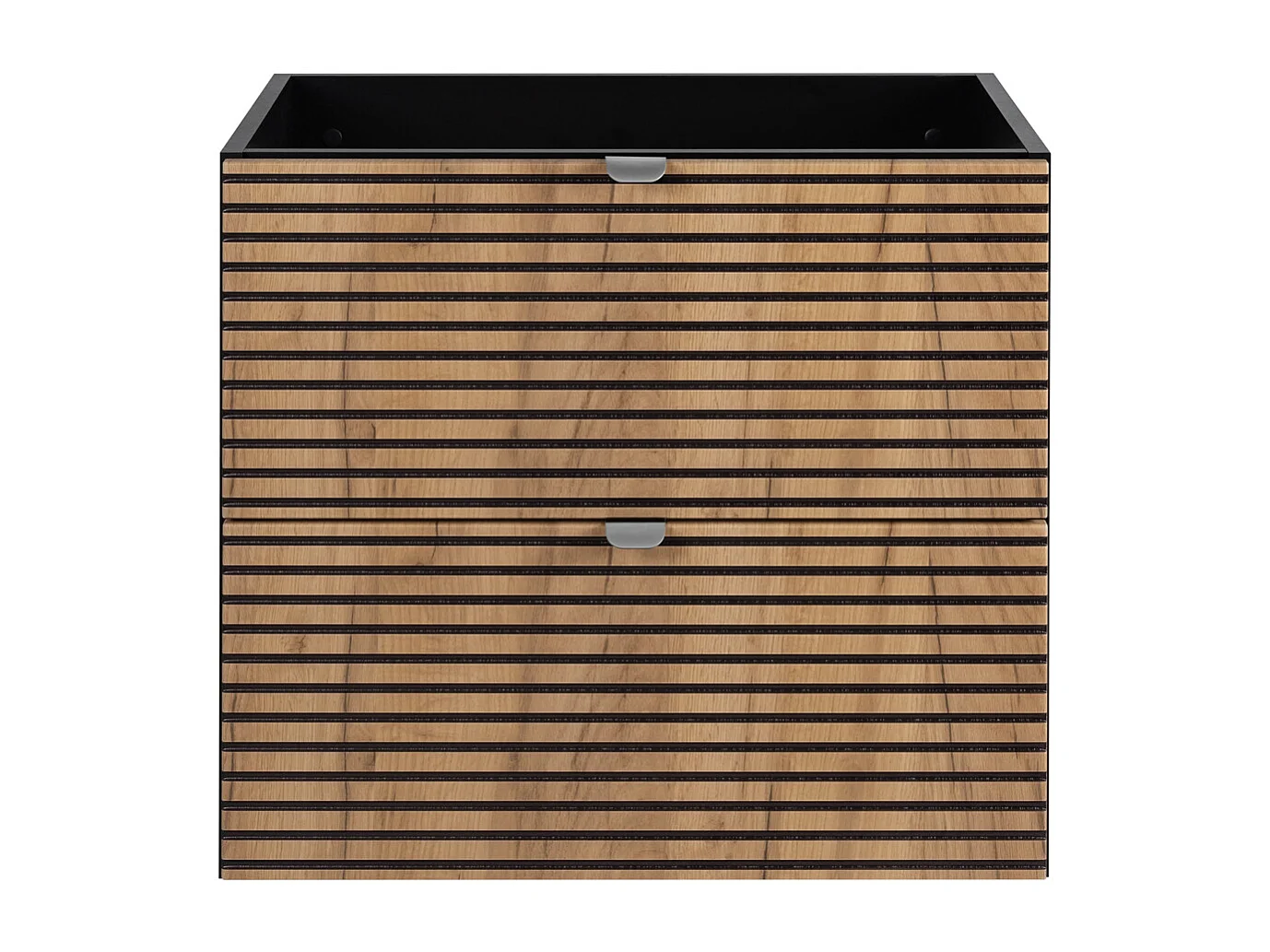 Móveis de banheiro, preto fosco, 60 x 57 x 46 cm