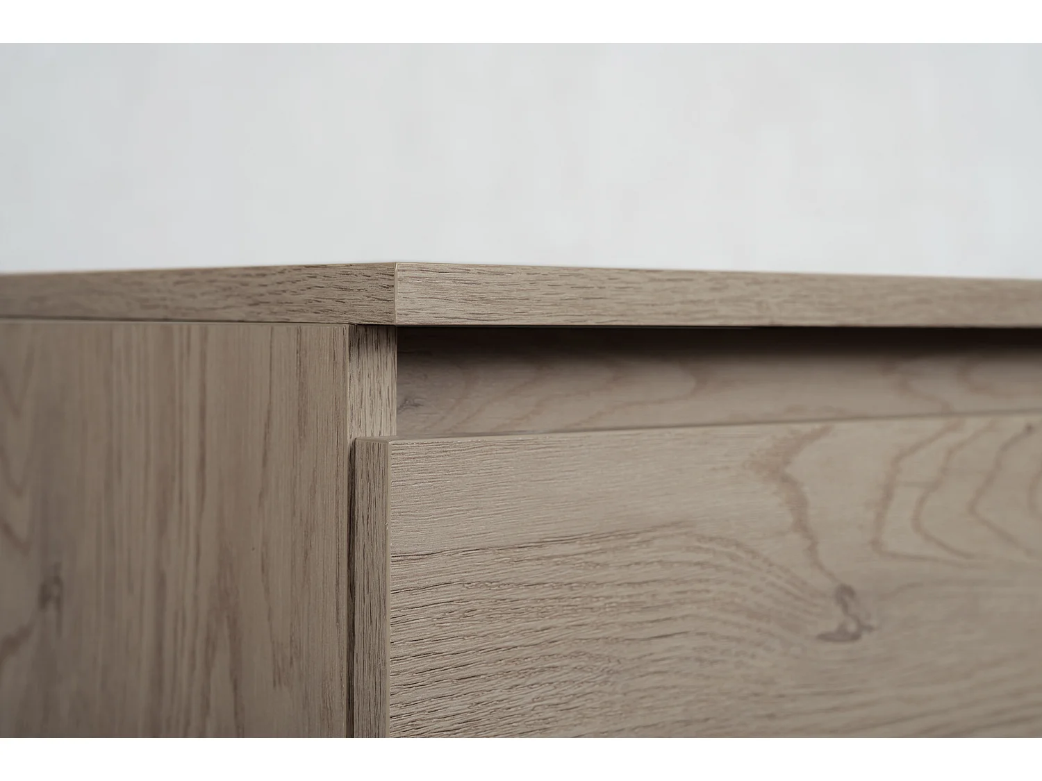 Meuble de salle de bain 140 cm (2 X 60 + 20) avec plan de travail en, Couleur: Chêne Foncé, 140 x 57 x 46 cm