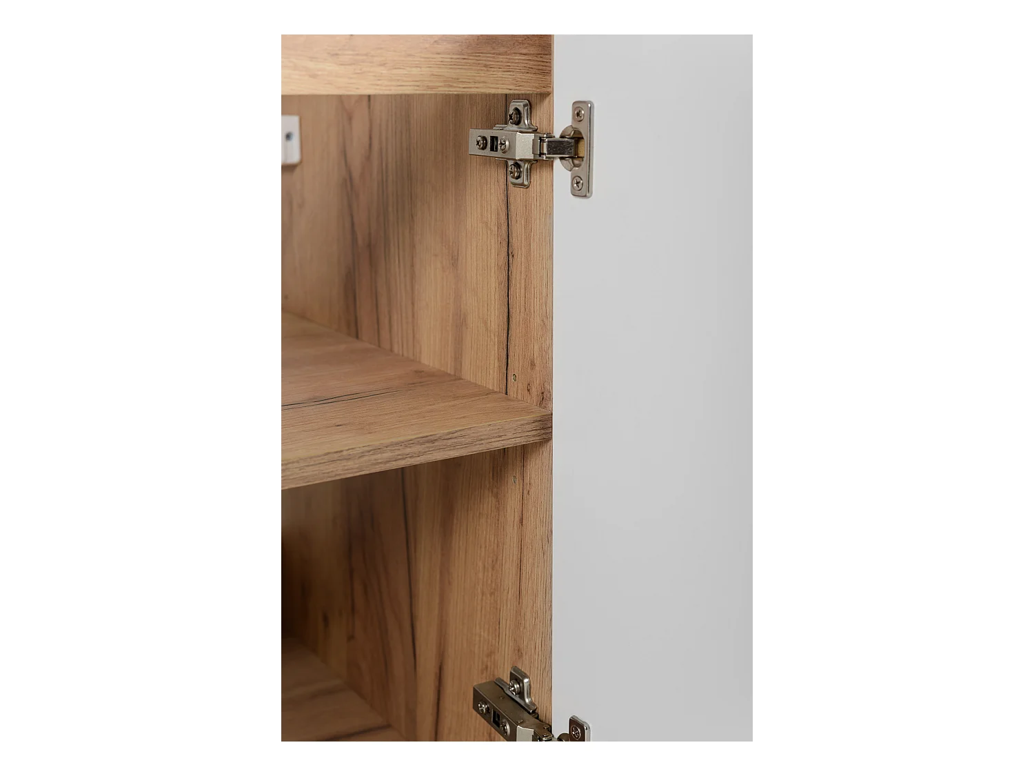 Badkamermeubel, Eik Craft + gouden handvat, 80 x 57 x 46 cm