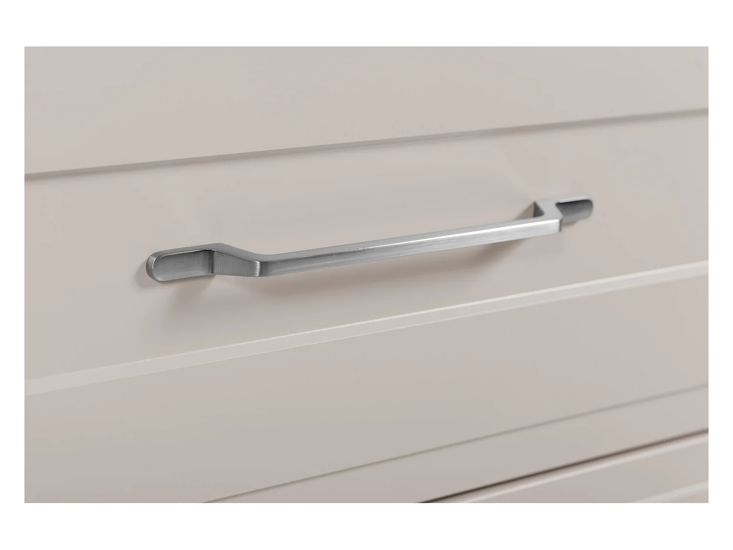 Meuble sous lavabo de style classique, cachemire, 160 (2 x 80) x 57 x 46 cm