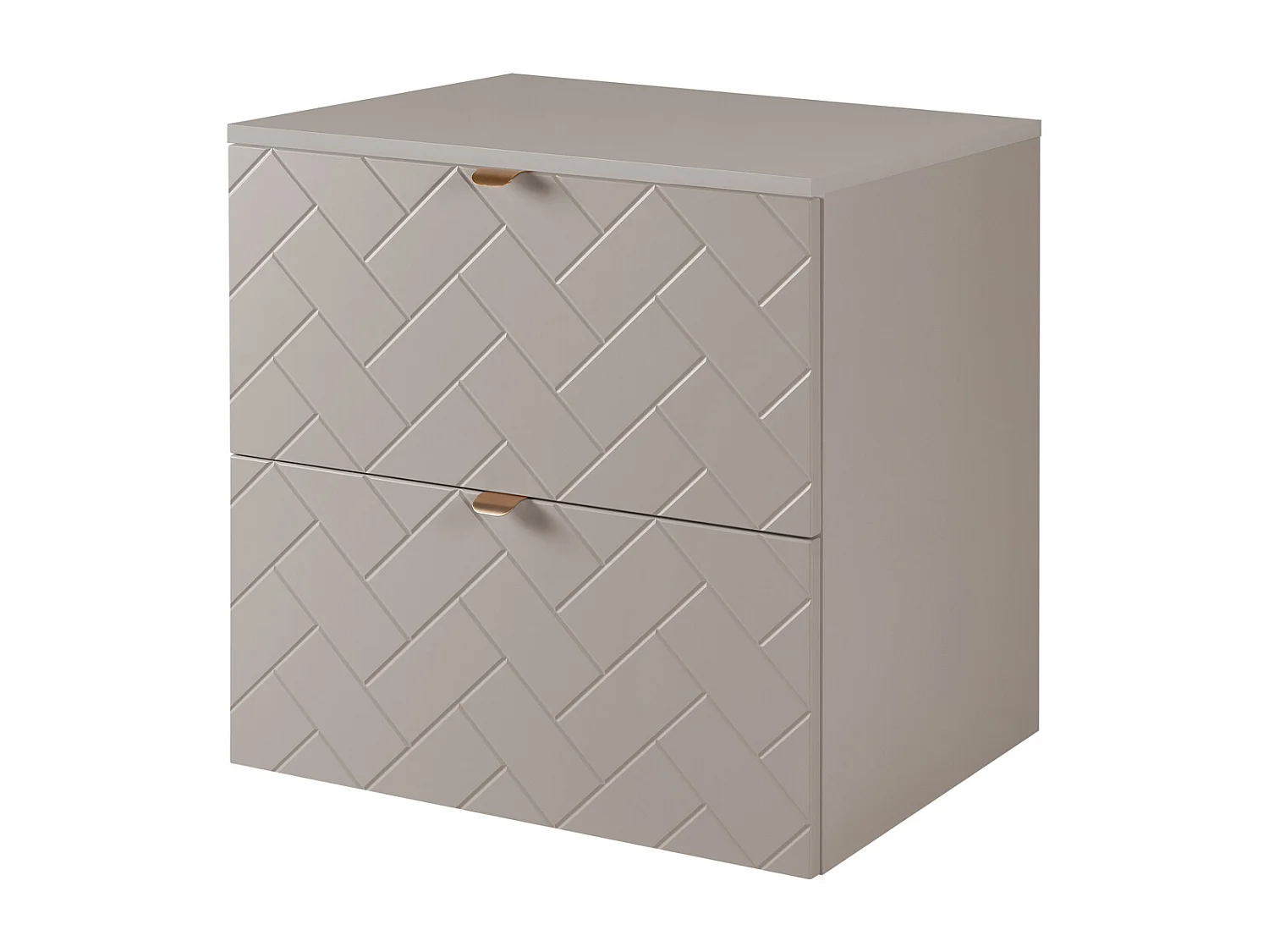 Móveis de banheiro, Caxemira, 60 x 57 x 46 cm, puxadores dourados