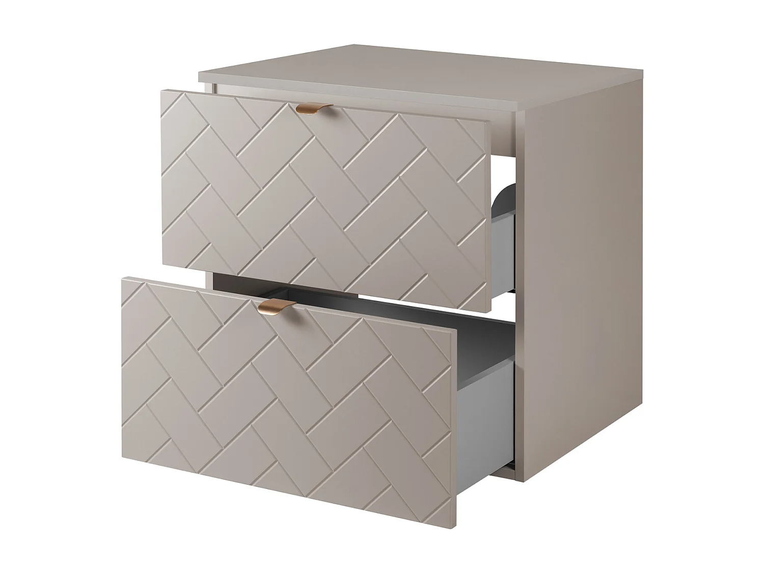 Móveis de banheiro, Caxemira, 60 x 57 x 46 cm, puxadores dourados