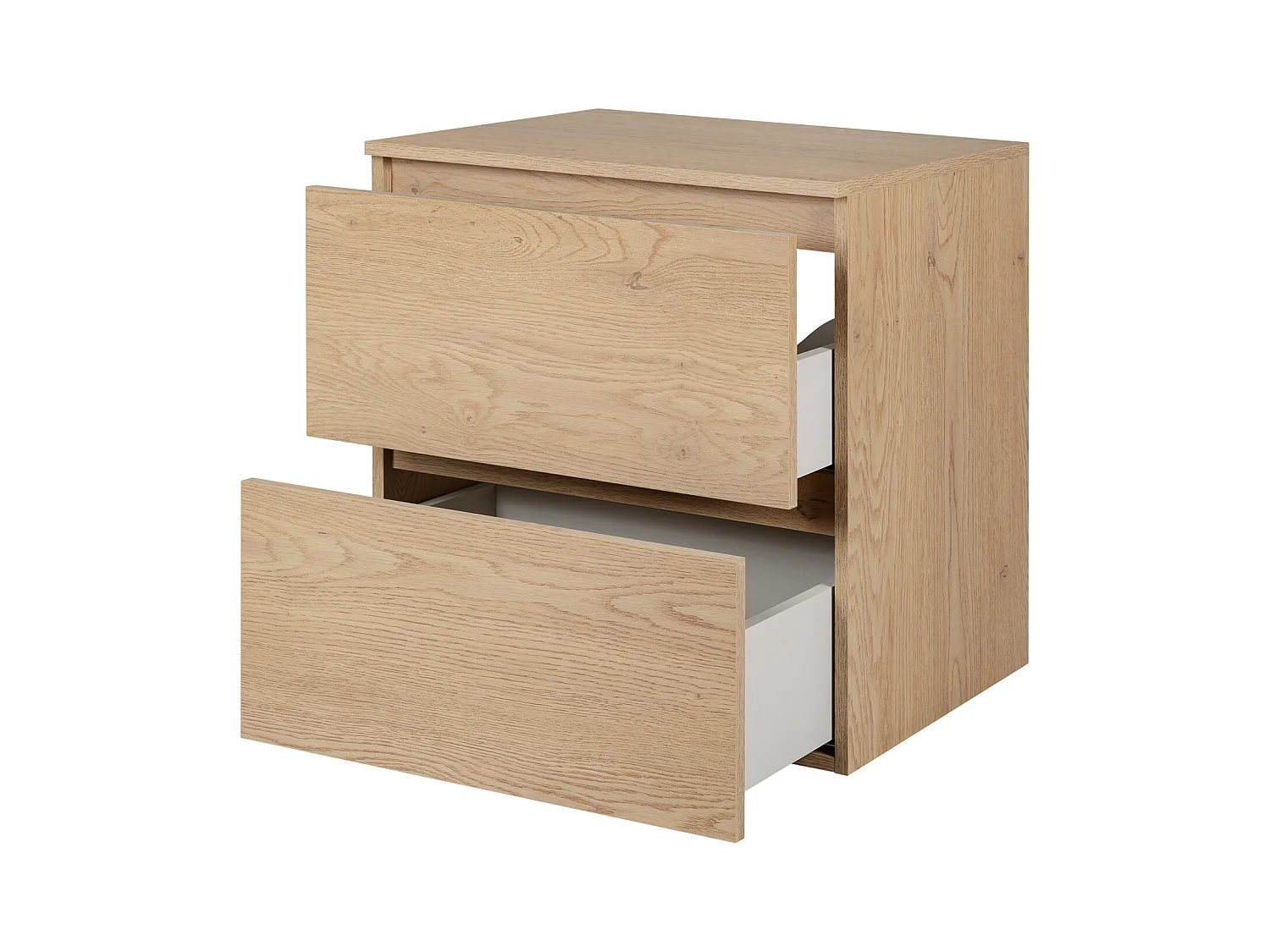 Badkamermeubel 80 cm + TOP, Kleur: Licht eiken, 80 x 57 x 46 cm