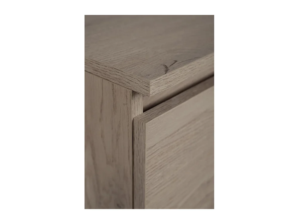 Meuble de salle de bain 80 cm avec plan de travail supérieur + pieds meuble, Couleur: Chêne Foncé, 80 x 77 x 46 cm