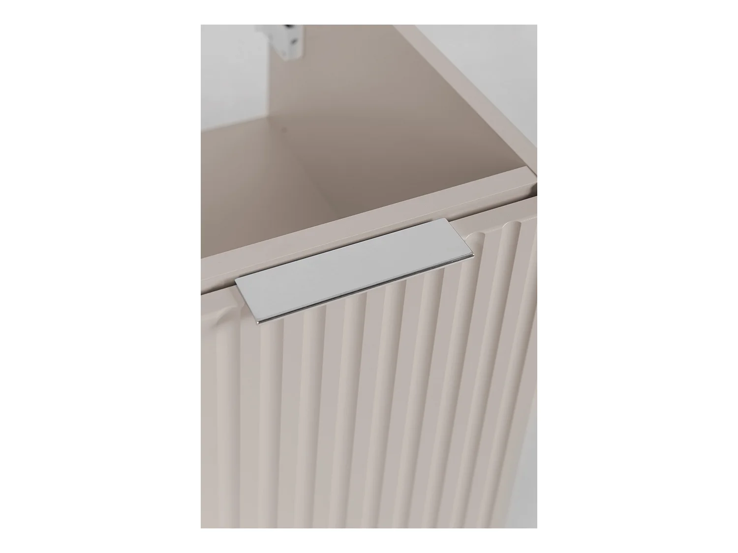 Meuble vasque, Cachemire + poignée argentée, 80 x 57 x 46 cm