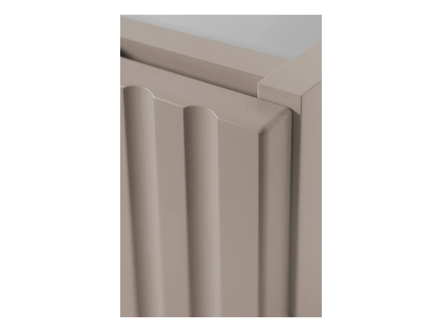 Meuble vasque, Cachemire + poignée argentée, 80 x 57 x 46 cm