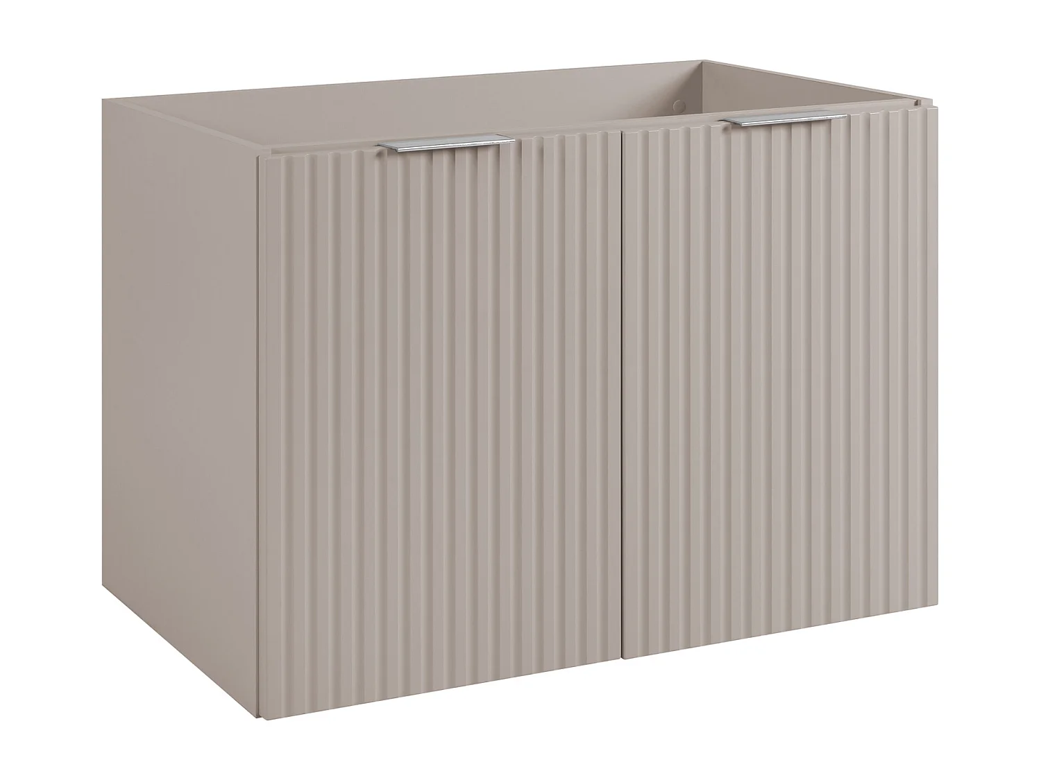 Badkamermeubel, Kasjmier + zilveren handvat, 80 x 57 x 46 cm