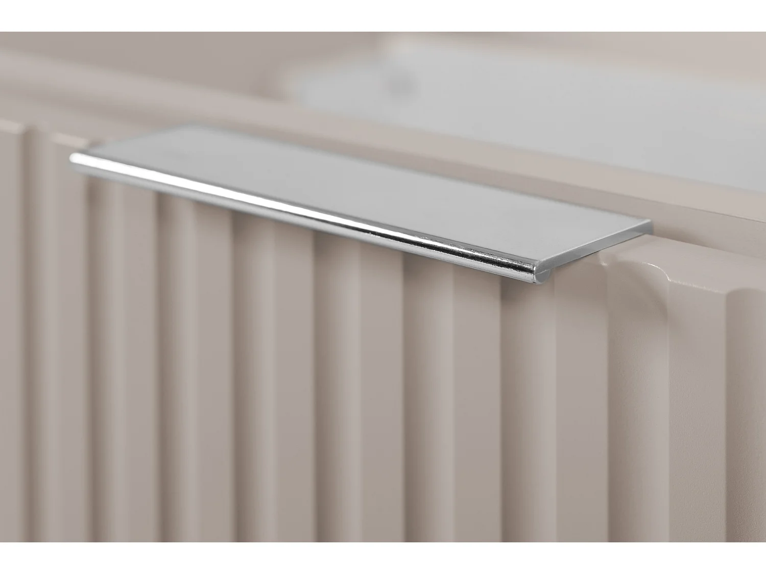 Badkamermeubel, Kasjmier + zilveren handvat, 80 x 57 x 46 cm