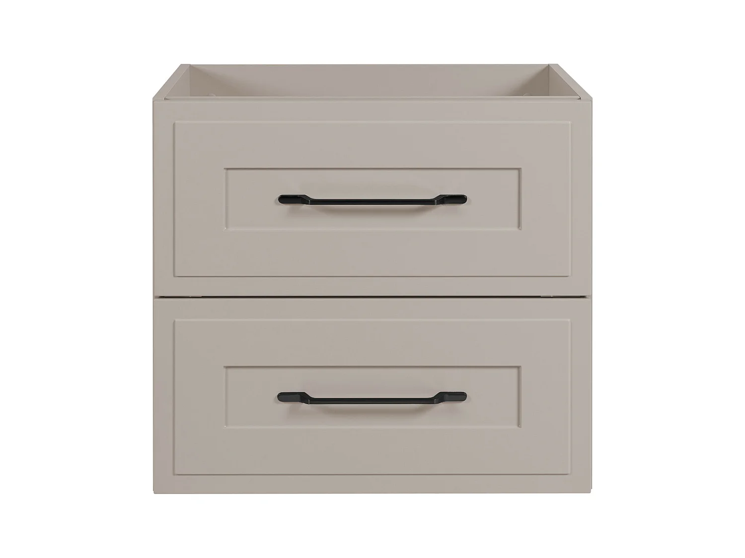 Meuble sous lavabo de style classique, cachemire, 60 x 57 x 46 cm