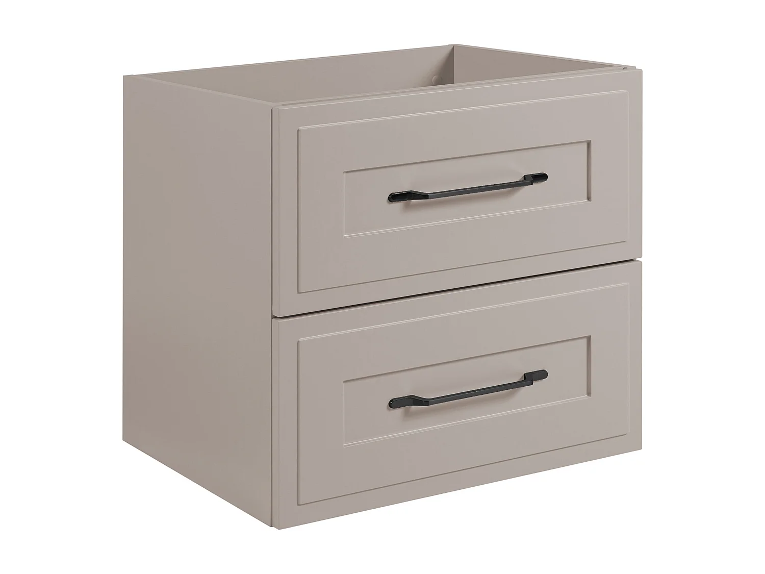 Meuble sous lavabo de style classique, cachemire, 60 x 57 x 46 cm