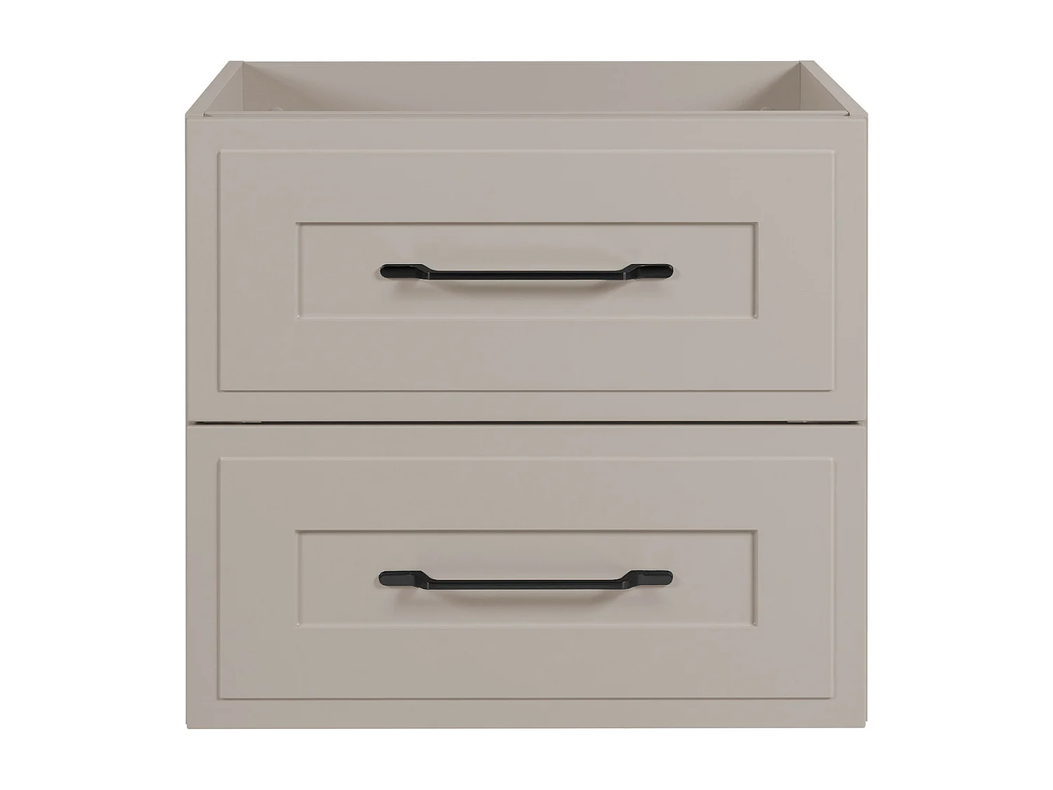 Meuble sous lavabo de style classique, cachemire, 60 x 57 x 46 cm