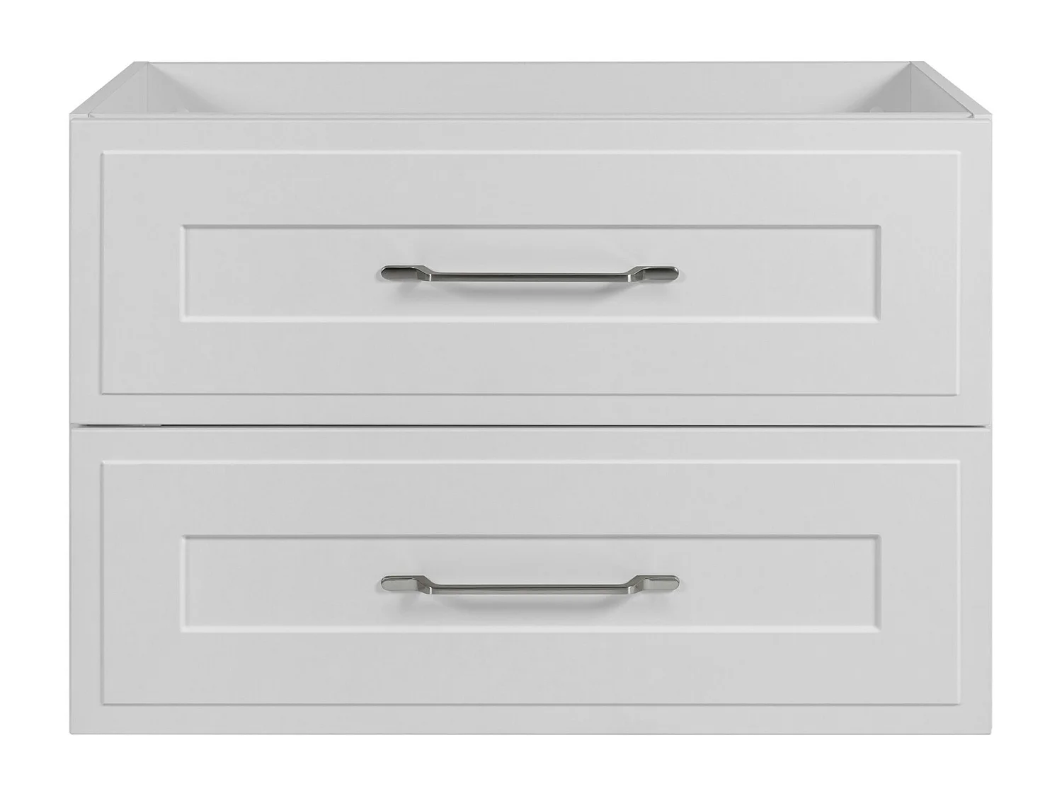 Meuble sous lavabo de style classique, blanc, 80 x 57 x 46 cm