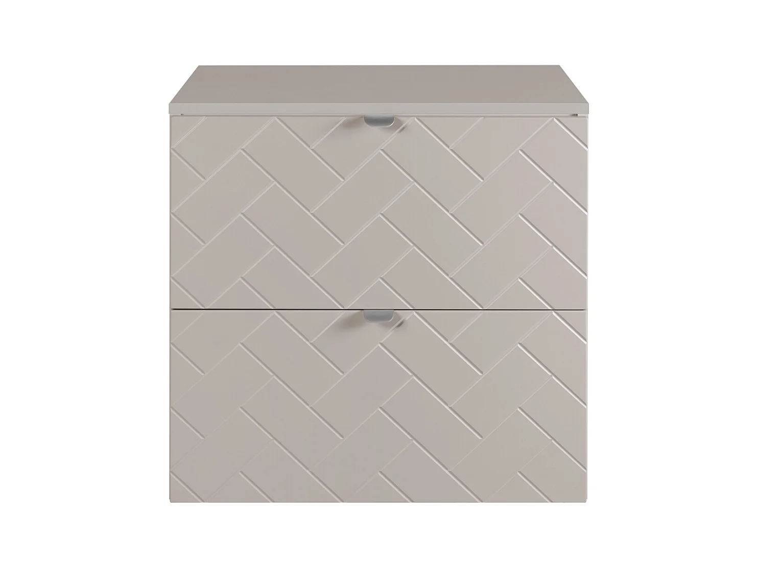 Móveis de banheiro, Caxemira, 60 x 57 x 46 cm, puxadores prateados