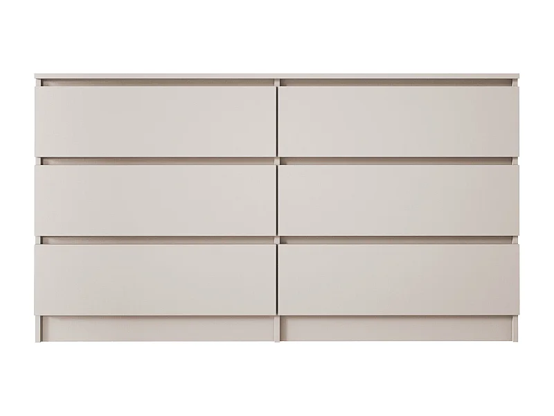 Ladekast: 6 laden, kasjmier, 139 x 79 x 39 cm