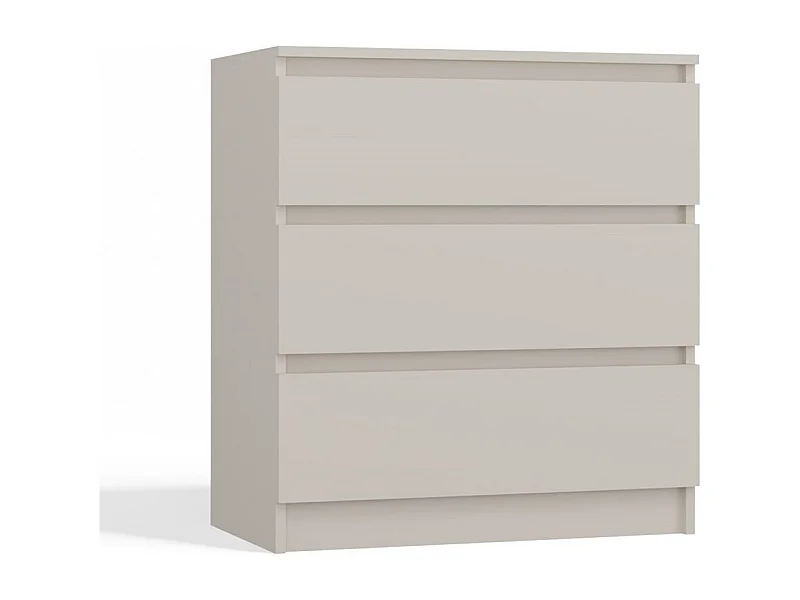 Kommode: 3 Schubladen, Kaschmir, 40 x 75 x 70 cm