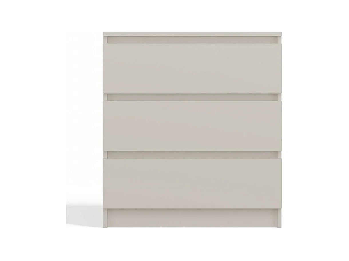 Kommode: 3 Schubladen, Kaschmir, 40 x 75 x 70 cm