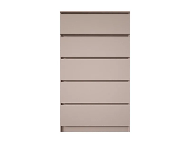 Cassettiera: 5 cassetti, caramello, 70 x 124 x 39 cm