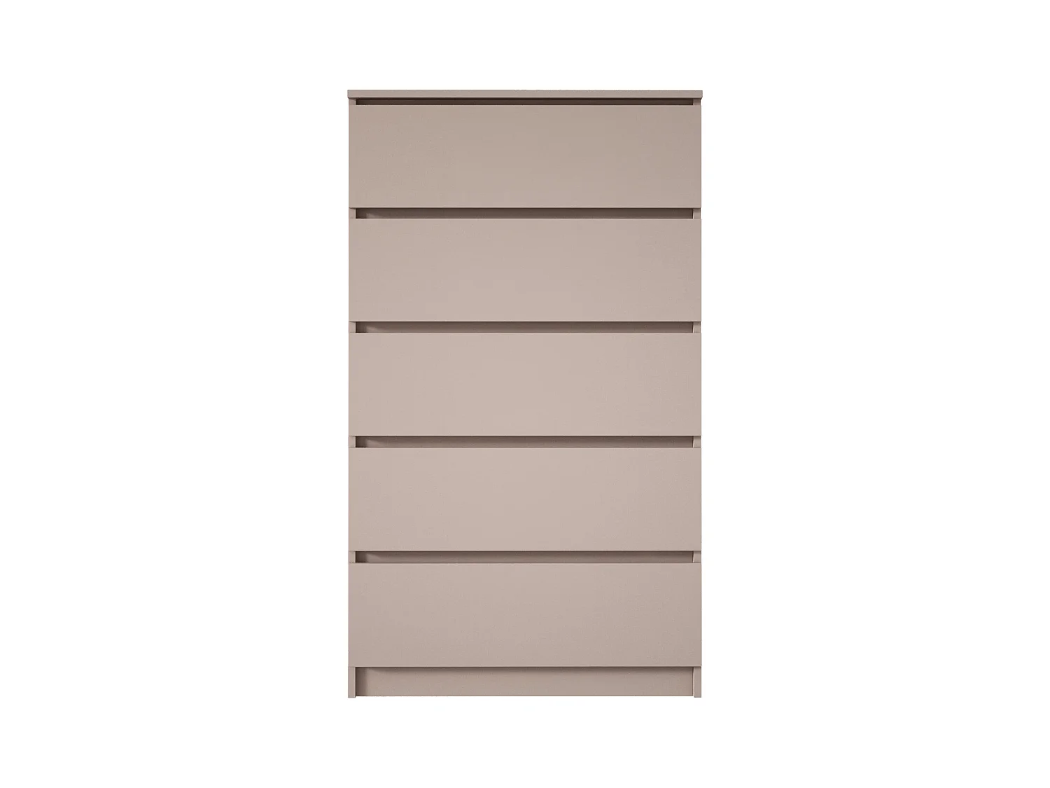 Commode : 5 tiroirs, caramel, 70 x 124 x 39 cm