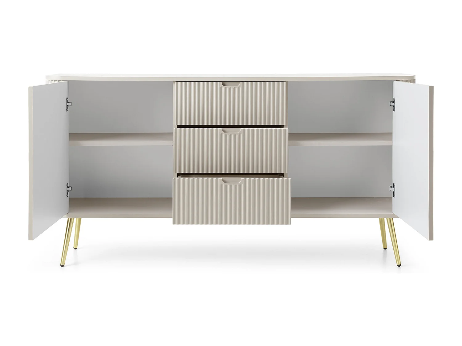 Commode Cachemire, pieds: or, 168 x 87 x 39 cm