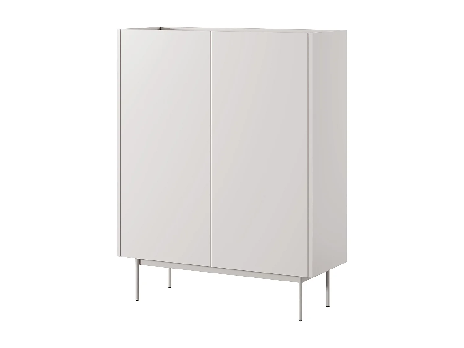 Commode, Corps Et Façade: Cachemire, TOP: Chêne Linea, 97 x 122 x 37 cm