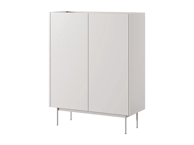 Kommode : Korpus und Front: Kaschmir, Linea-Eiche TOP, 97 x 122 x 37 cm