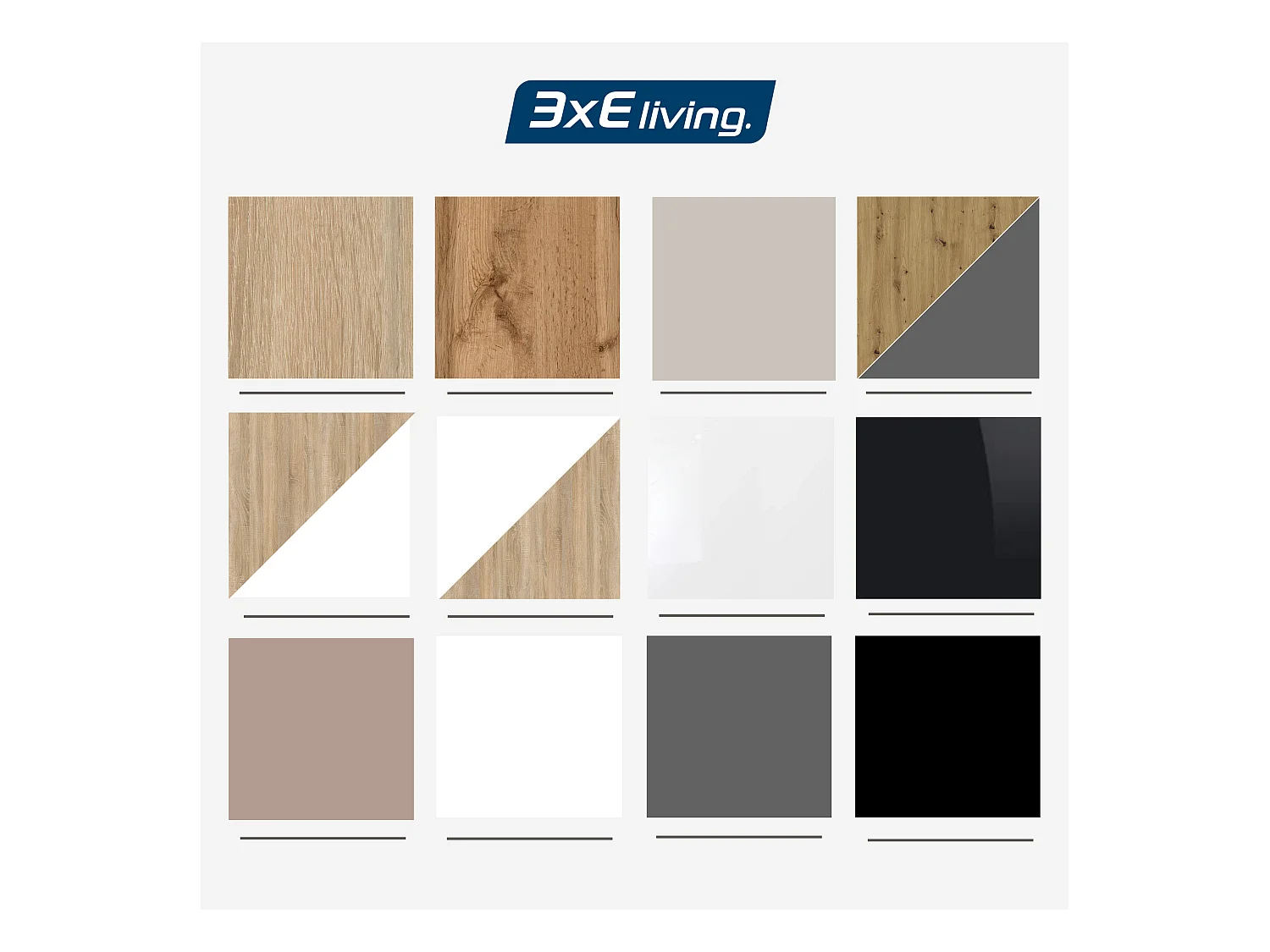 Cómoda de 8 cajones: blanco mate, 120 x 39 x 101 cm