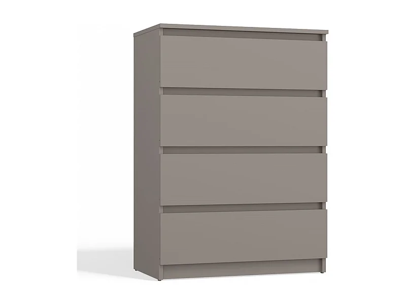 Kommode: 4 Schubladen, Ton, 40 x 97 x 70 cm