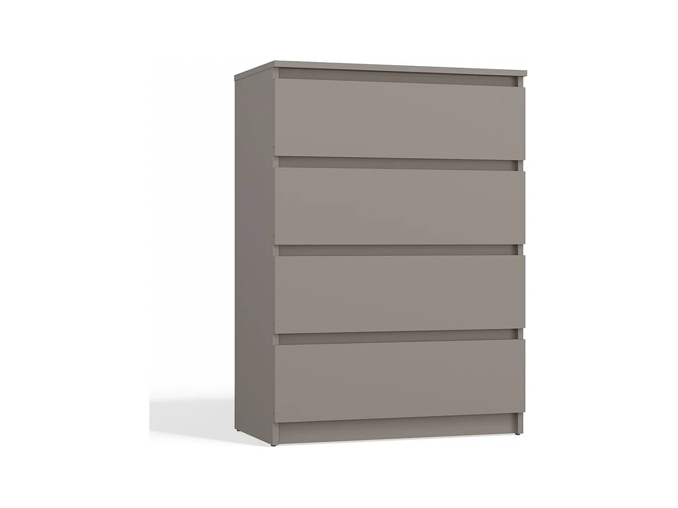 Commode : 4 Tiroirs, Argile, 40 X 97 X 70 Cm