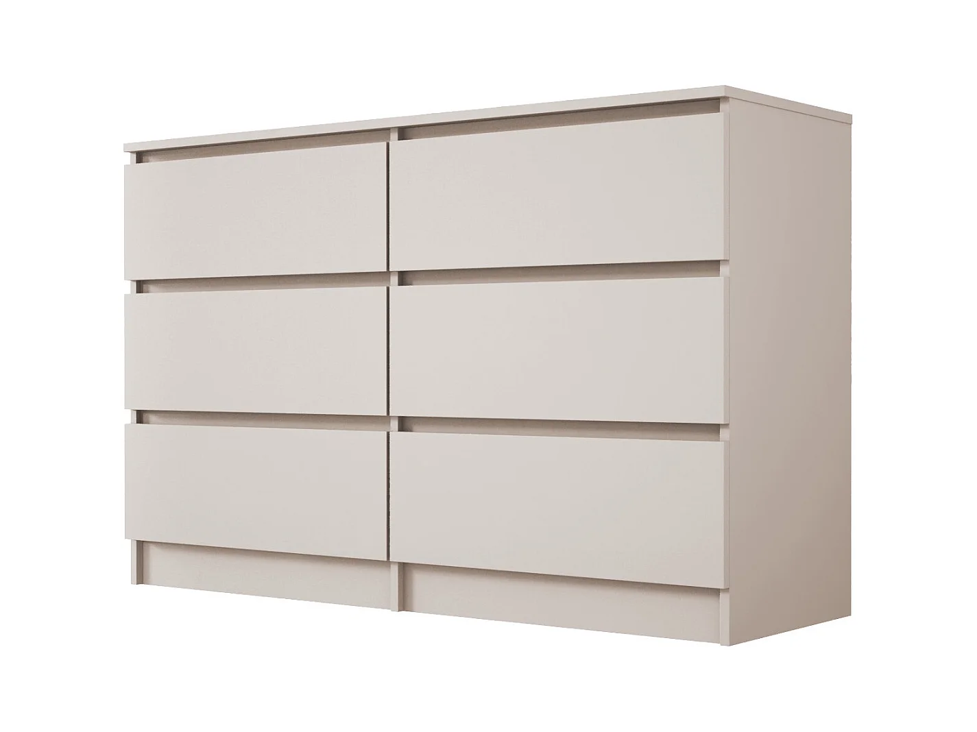 Cómoda: 6 cajones, cachemir, 120 x 79 x 39 cm