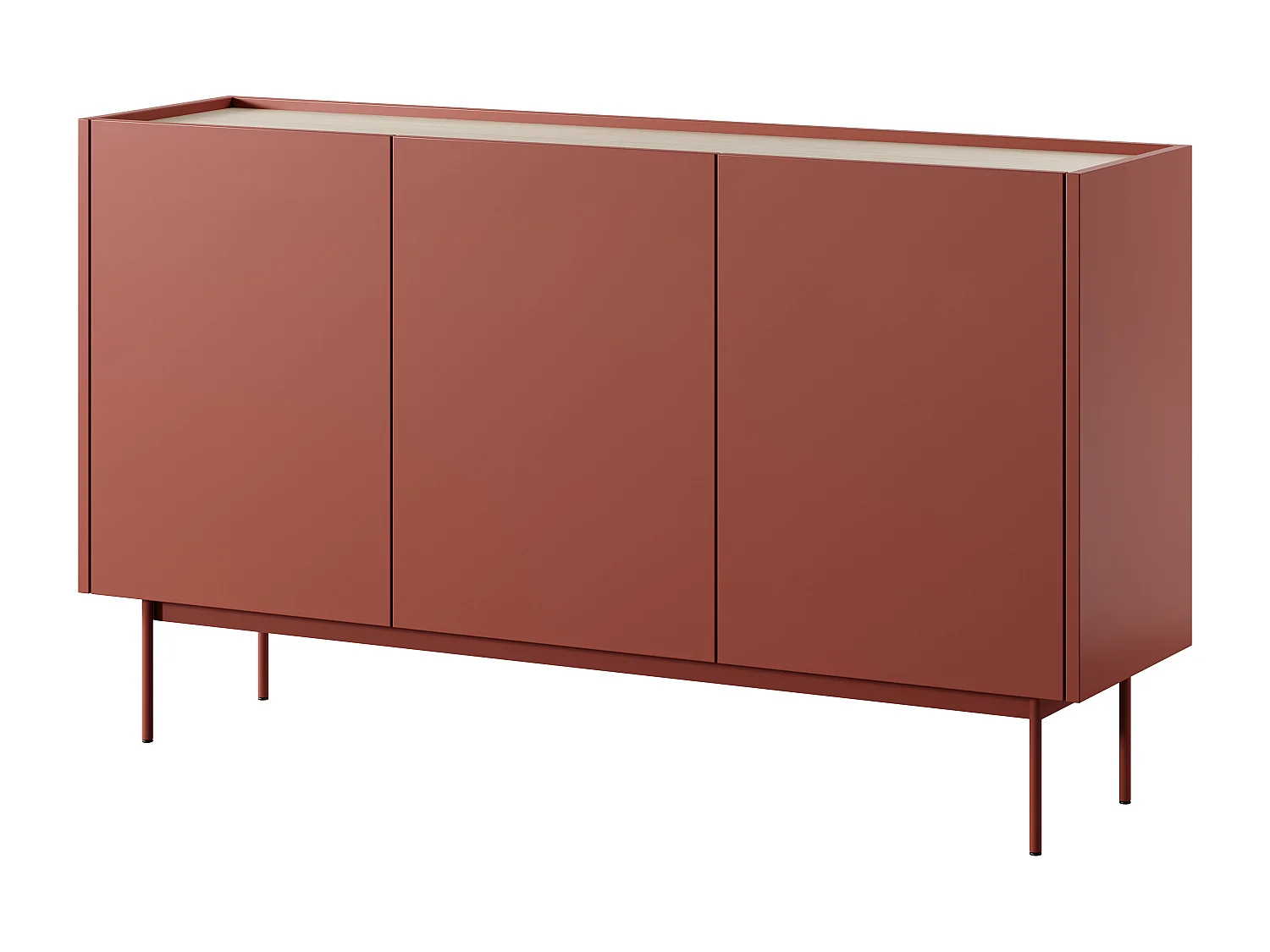 Aparador, Tijolo, TOP: Carvalho Linea, 144 x 83 x 37 cm